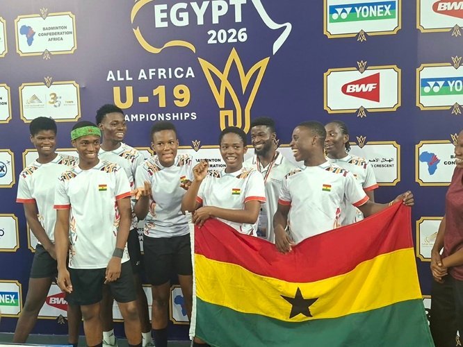 Ghana's junior shuttlers silence Cairo crowd to reach relay semi-finals