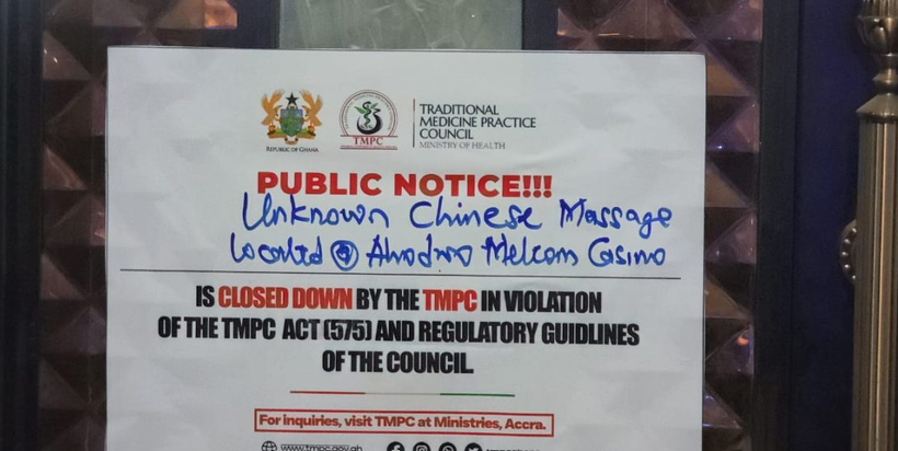Regulator Closes Three Chinese-Run Spas in Kumasi Over Missing Licences