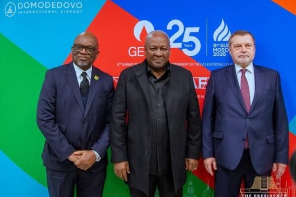 Mahama Lands in Moscow for Third Russia-Africa Summit Talks